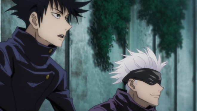 Megumi Fushiguro and Satoru Gojo